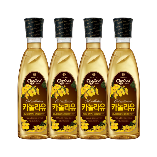 카놀라유 500ml x 4개