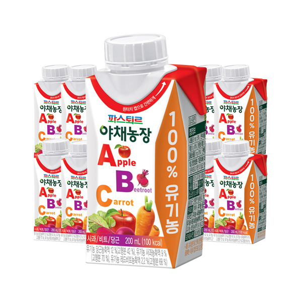 유기농 야채농장 ABC 200ml 18입