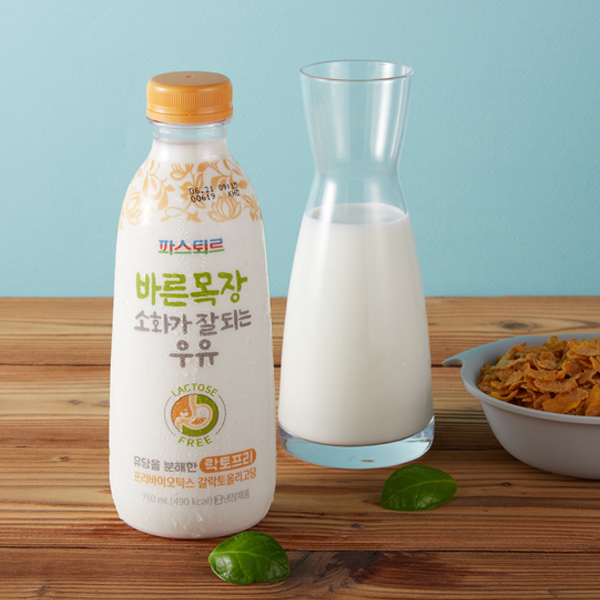 바른목장 소화가 잘되는 우유 750mL