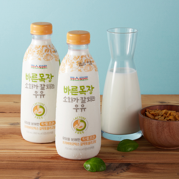 바른목장 소화가 잘되는 우유 750mL