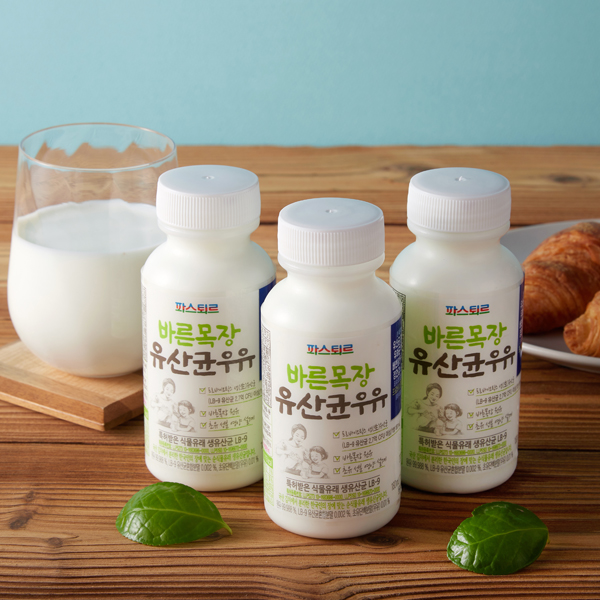 파스퇴르 바른목장 유산균우유 180mL