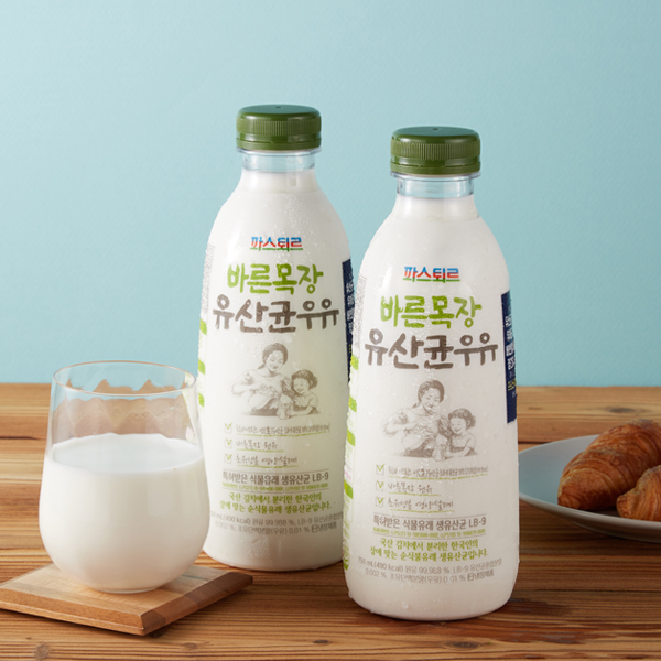 파스퇴르 바른목장 유산균우유 750mL