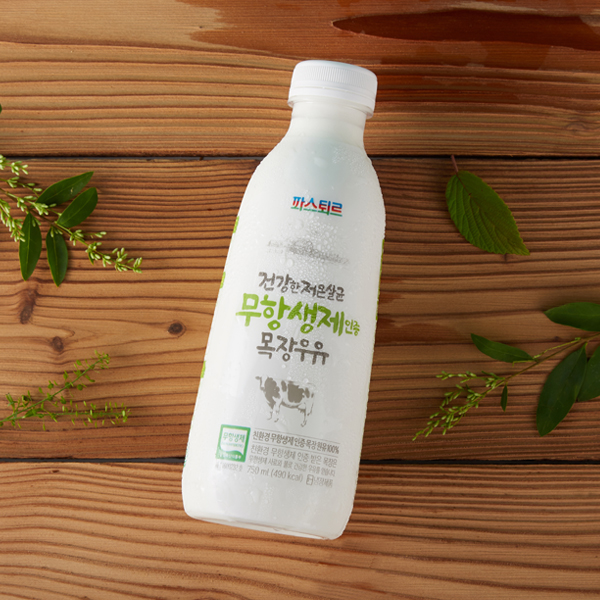 파스퇴르 건강한 저온살균 무항생제 인증목장 우유 750mL