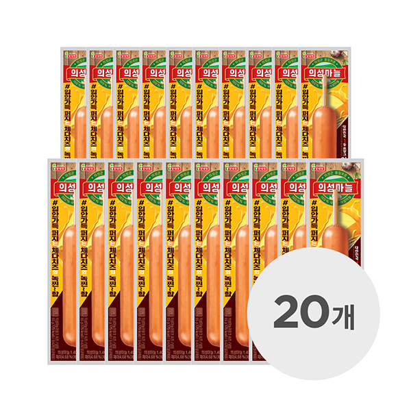 의성마늘 프랑크 녹찐치즈 65g x 20개