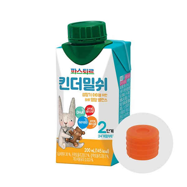 [간편캡 증정] 파스퇴르 킨더밀쉬 2단계 18입 [24개월부터]