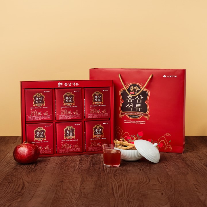 [1+1 기획세트] 황작 홍삼 석류 면역력 선물세트 50ml x 24포 (1+1 48포) _선물용 봉투 증정