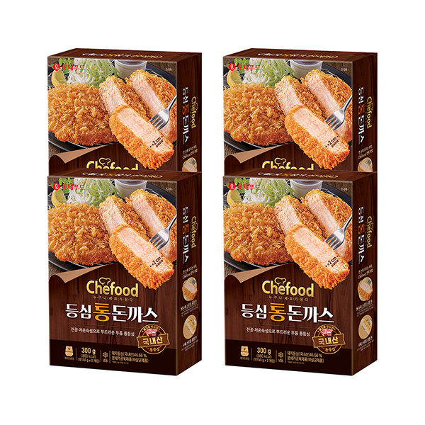 [한정특가] Chefood 등심통돈까스 300g x 4개