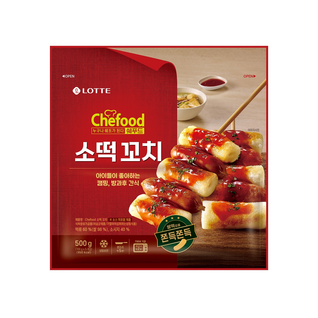 Chefood 소떡꼬치 500g (100g x 5개)