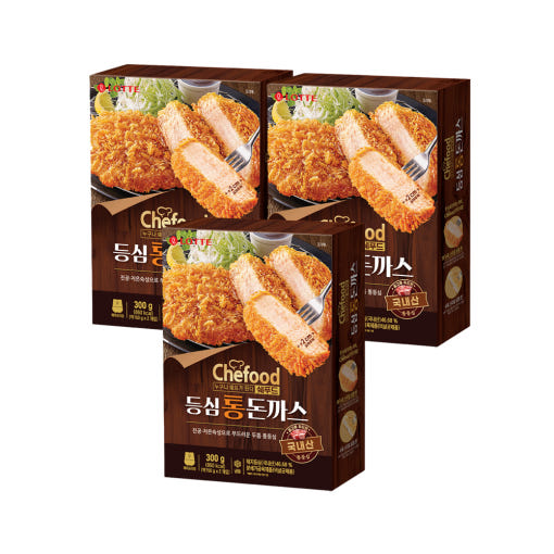 Chefood 등심통돈까스 300g x 3개