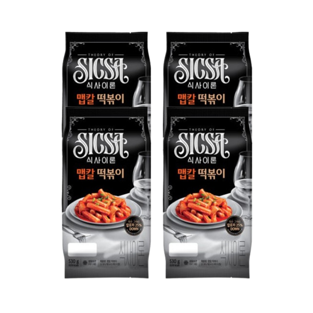 [행사] 식사이론 맵칼떡볶이 530g x 4개