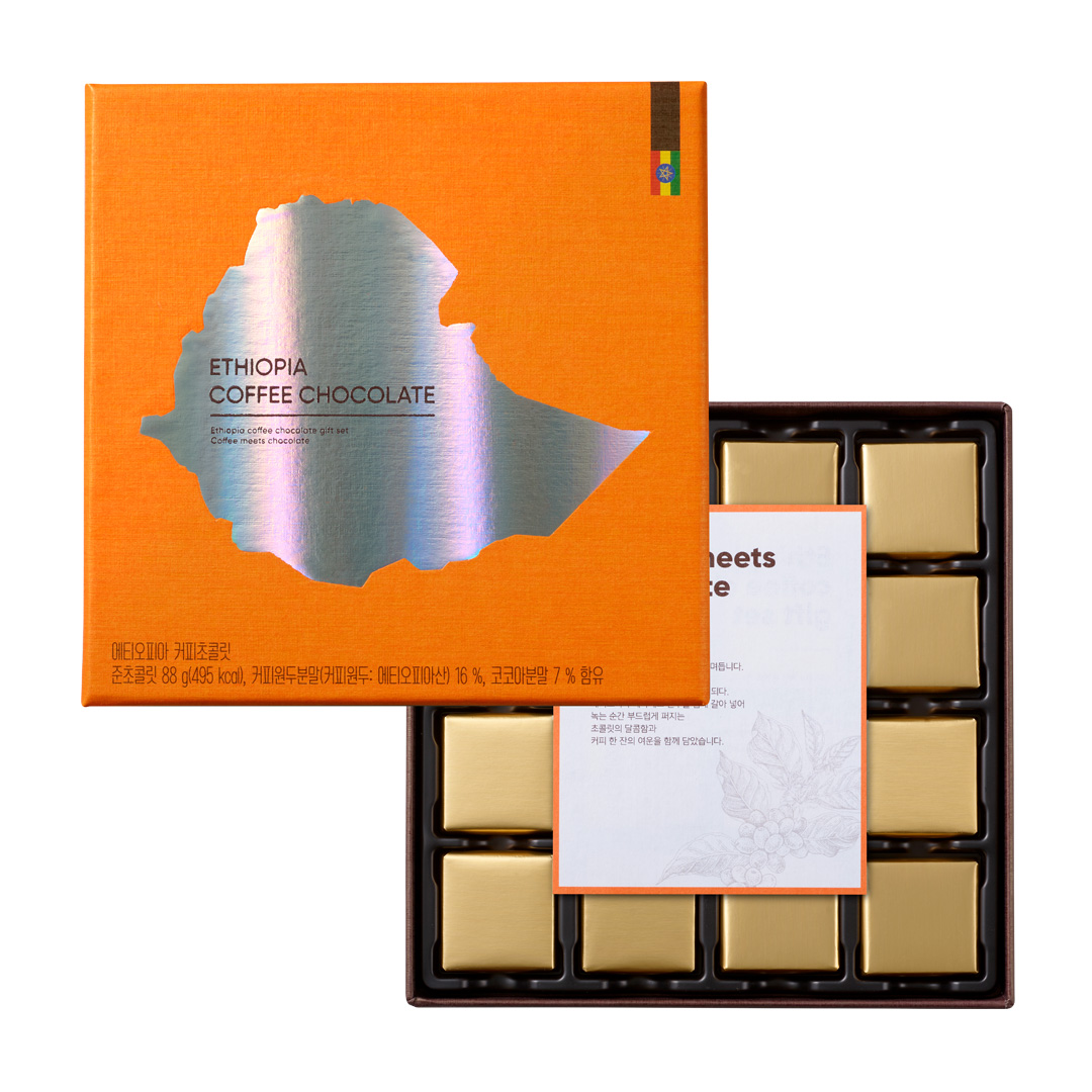 에티오피아 커피초콜릿 88g + 쇼핑백