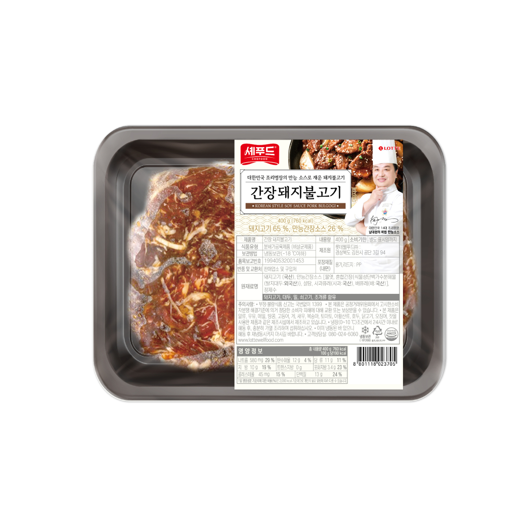 Chefood 간장돼지불고기 400g