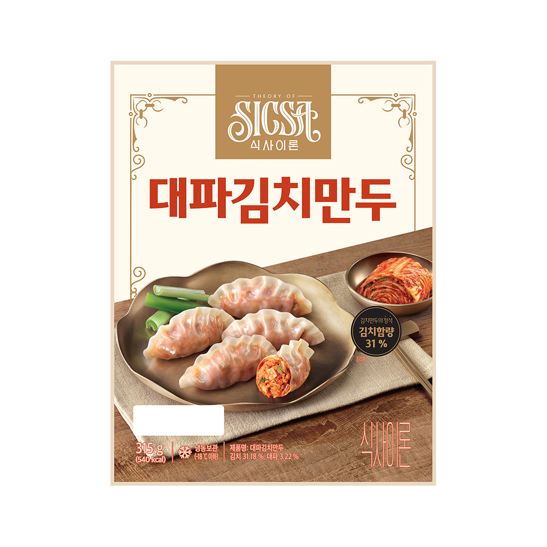 식사이론 대파 김치 만두 315g+315g