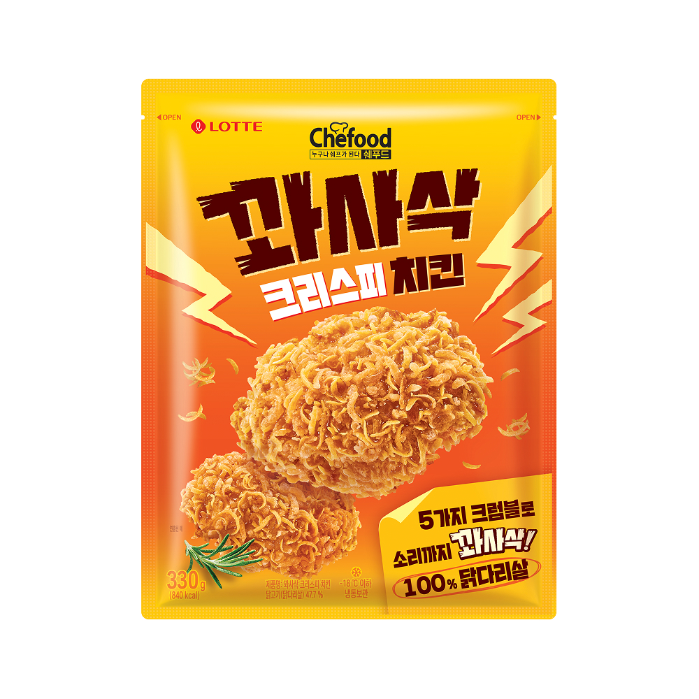 Chefood 꽈사삭 크리스피 치킨 330g 1개