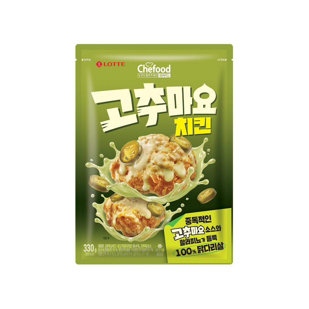 Chefood 고추마요 치킨 330g 1개