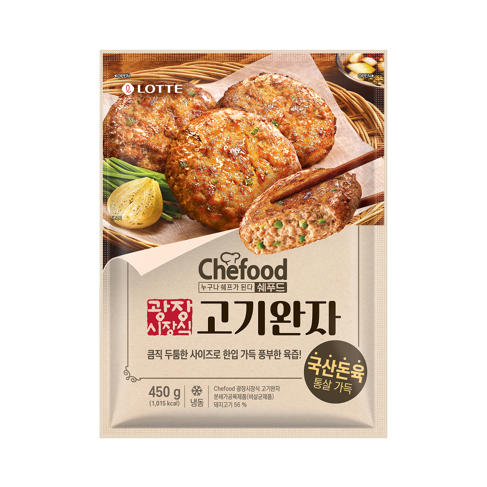 Chefood 광장시장식 고기완자 450g 1개