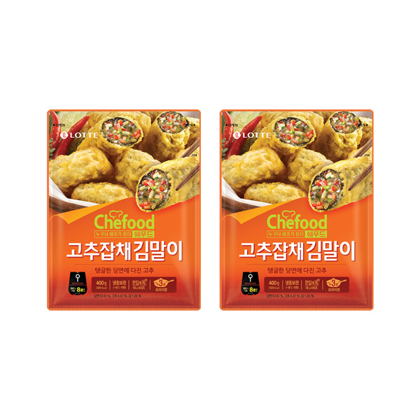 [해피] Chefood 김말이 고추잡채 400g+400g