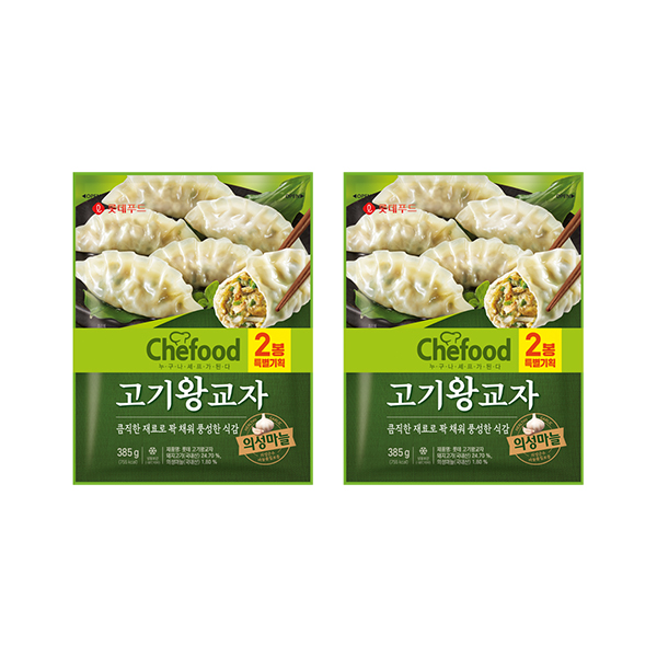 Chefood 고기왕교자 (385g+385g) x 2개