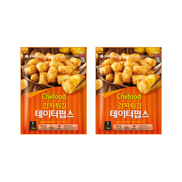 Chefood 감자튀김 테이터펍스 700g x 2개