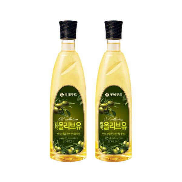 올리브유 900ml x 2개