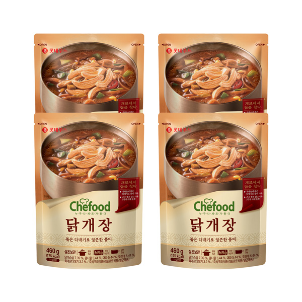 [해피] Chefood 닭개장 460g x 4개