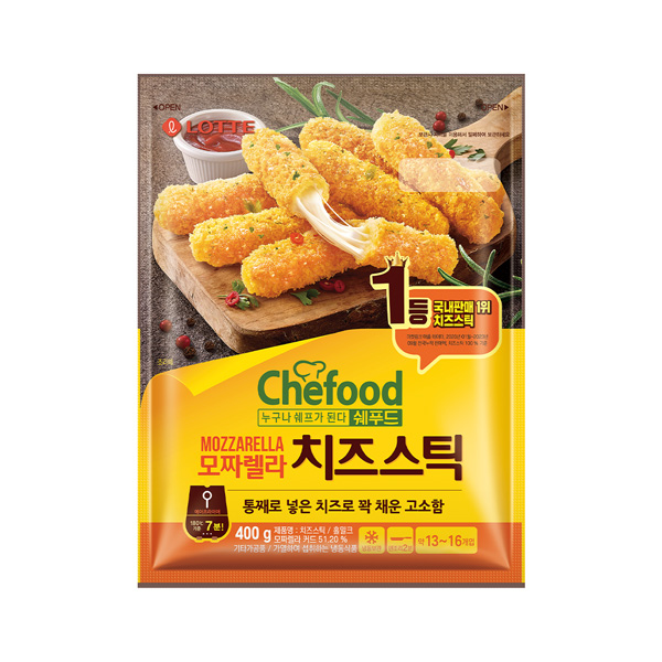 Chefood 모짜렐라 치즈스틱 400g