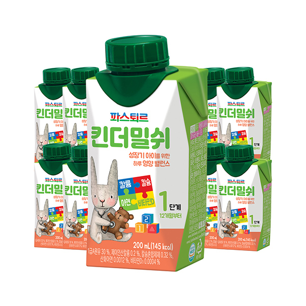 [갓생산 : 생산준비 ] 파스퇴르 킨더밀쉬 1단계 18입 [12개월부터]